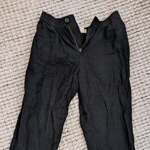 Madewell Linen Cropped Pants